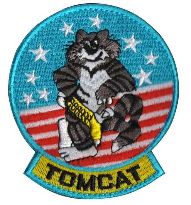 4 3D вышитая эмблема VF-1/Топ пистолет американские авиалинии пилот патч военный фанат Morale Chapter нашивка джинсовая одежда куртка значок - Цвет: 4