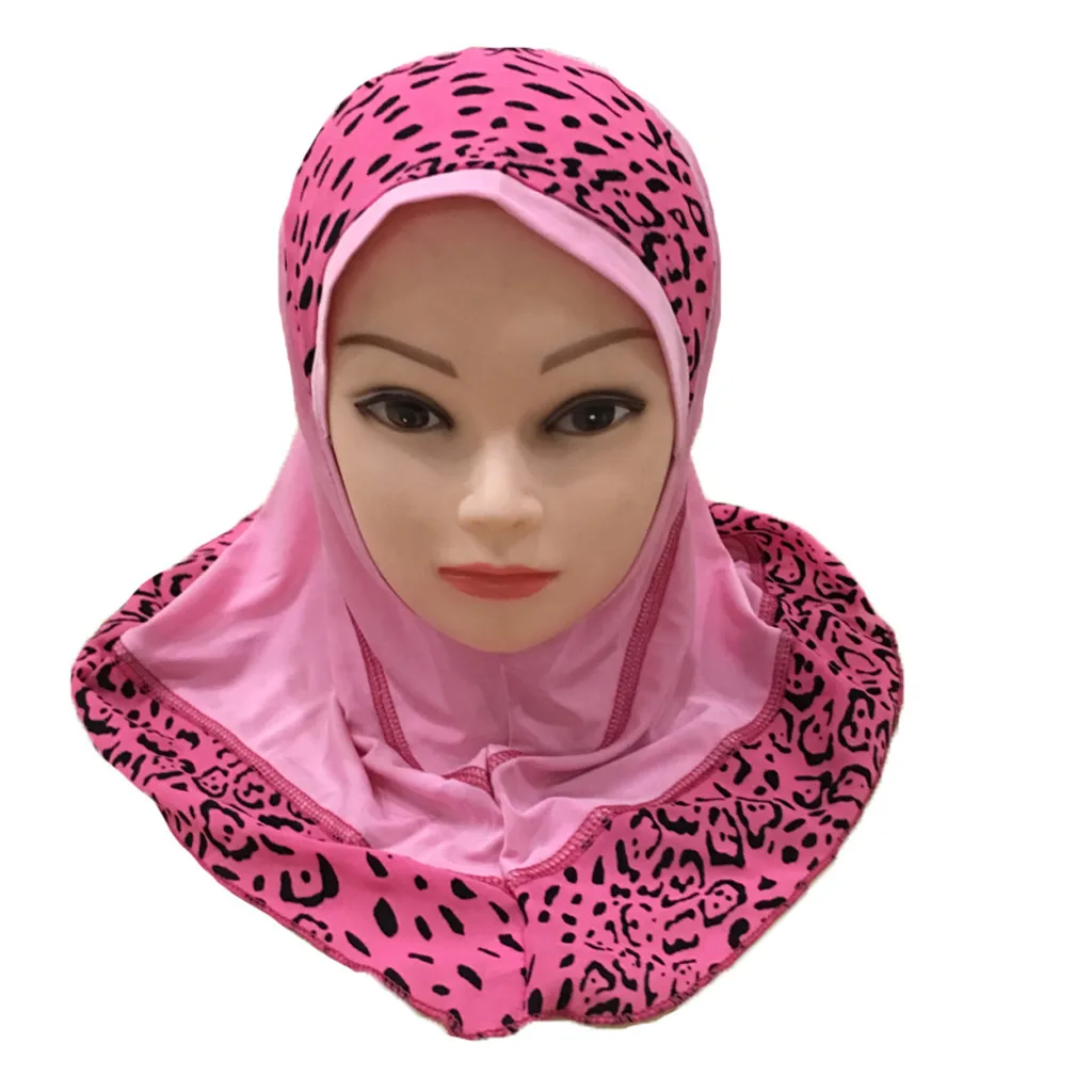Детские шапки Шапки теплый зимний головной убор мусульманский стрейч с леопардовым принтом Кепка chemo волосы голова шарф Тюрбан душ Кепки czapki dla dzieci