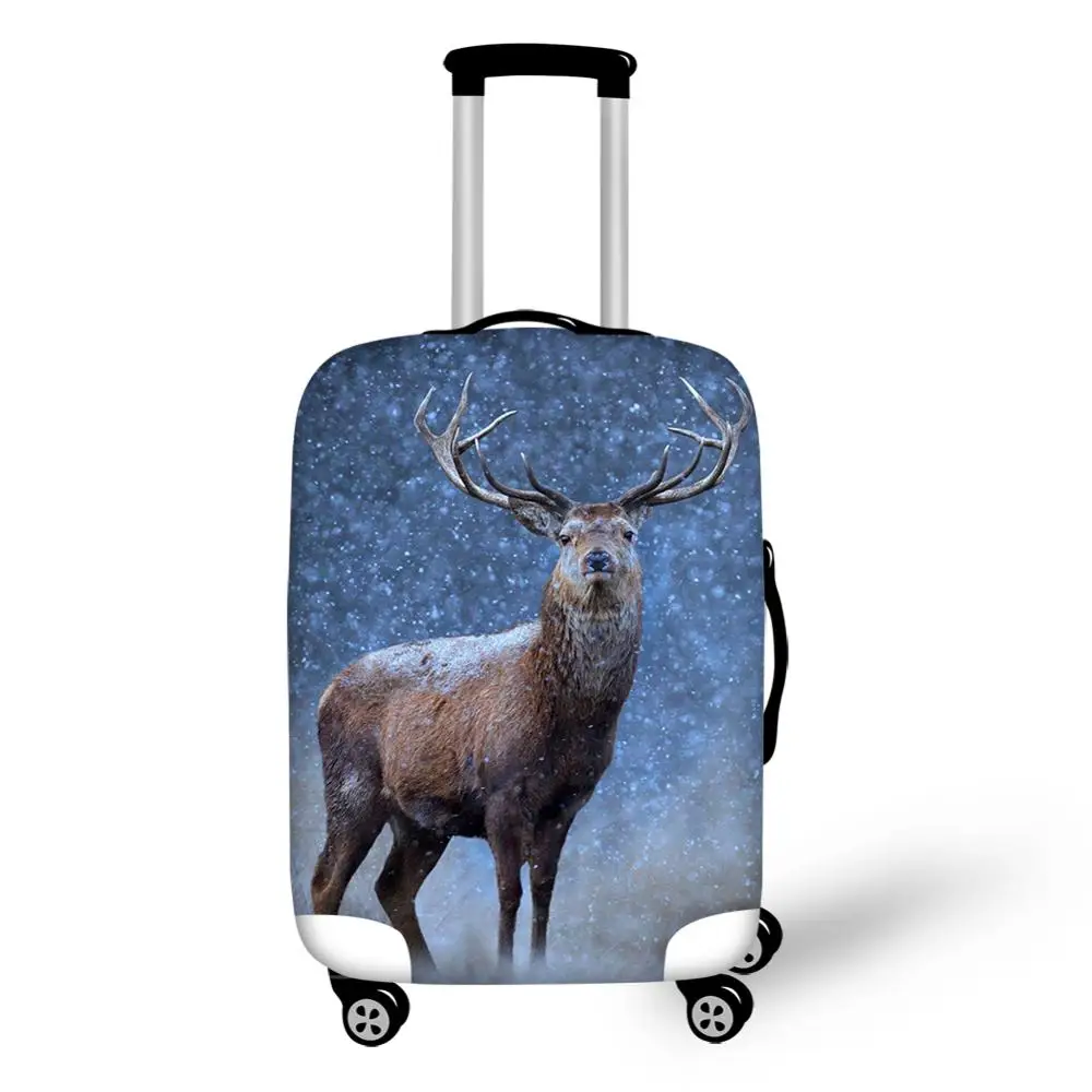 

HaoYun Water-proof Suitcase Cover Cartoon Deer Pattern Luggage Cover Cute Animal Prints Elastic Dust-proof Luggage Protector