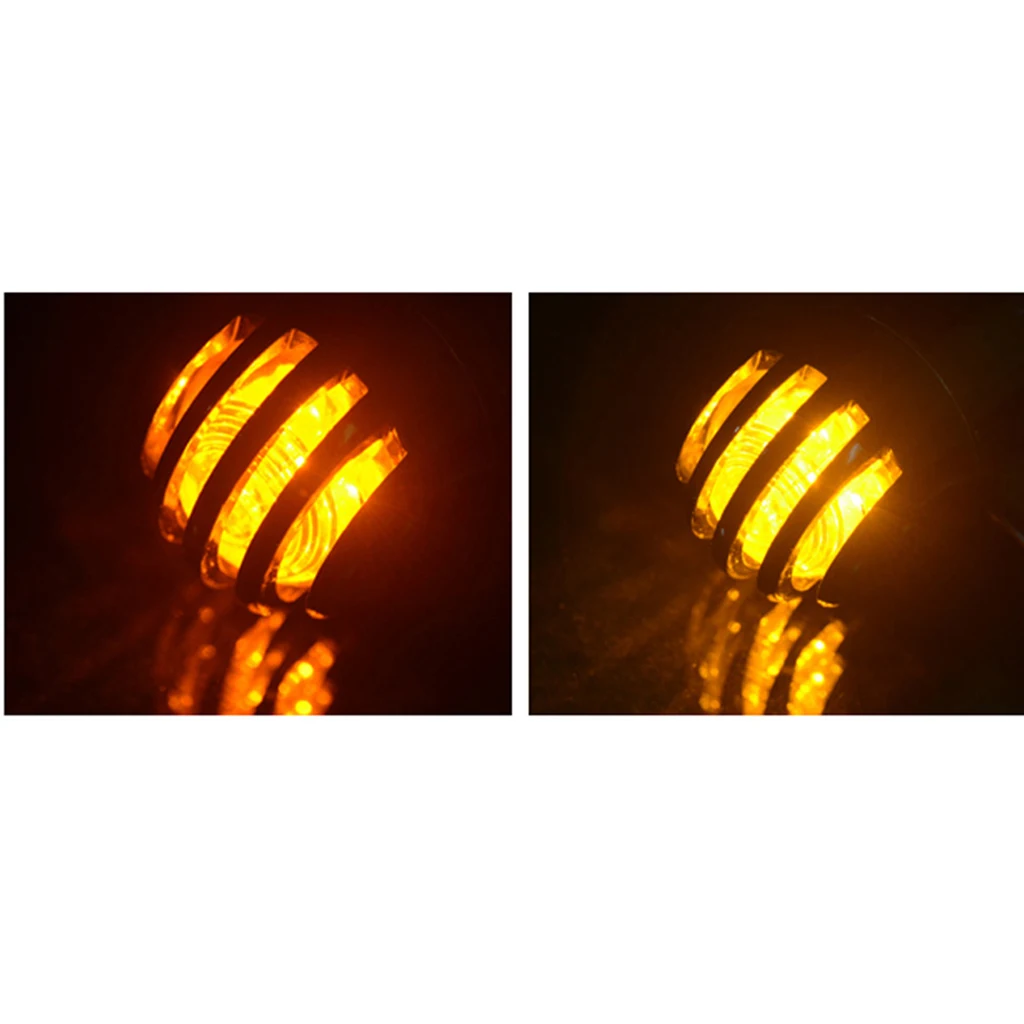 Universal Car Tail Bulb Brake Lights 12V Auto Reverse Lamp Daytime Running Signal Light Fits for 10mm Hole Fairing