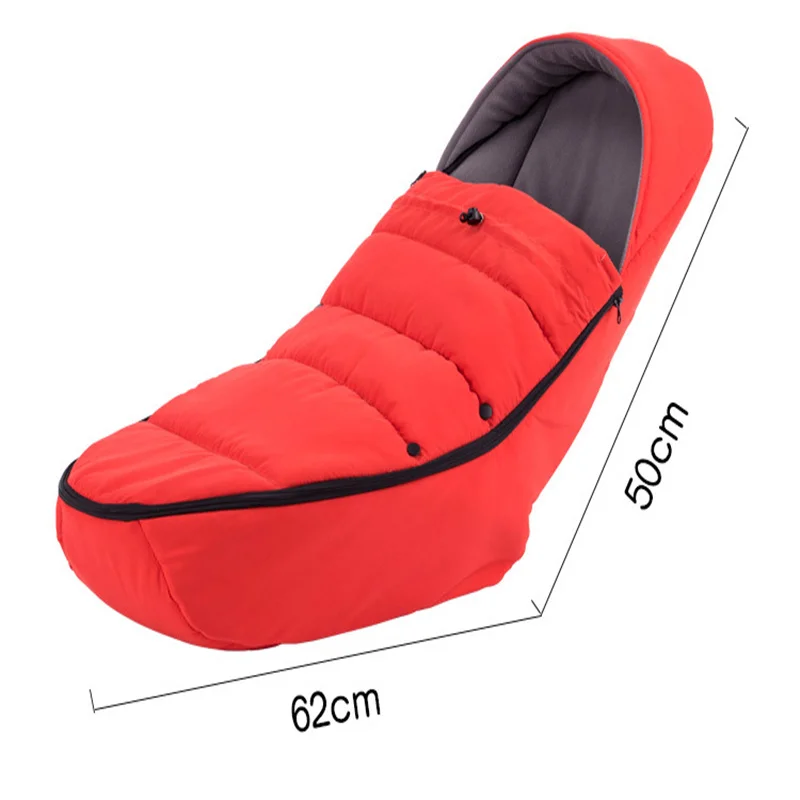 Зимний детский спальный мешок конверт мягкий для новорожденных на коляску