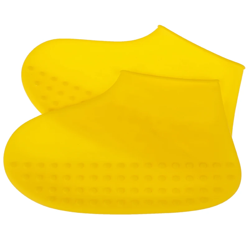 1 пара S/M/L Многоразовые Нескользящие дождевые Чехлы для обуви Водонепроницаемые силиконовые Бахилы для походов на открытом воздухе Аксессуары для обуви