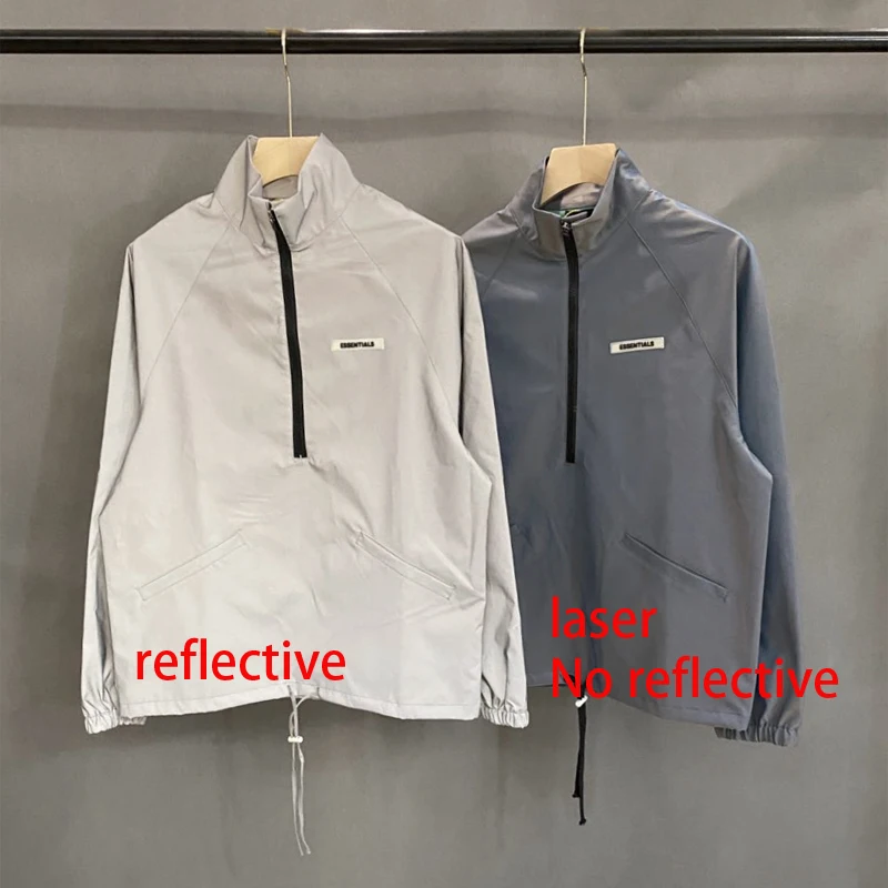 

Laser 3M Reflective Pullover Jacket Men Women Essentials Jacket Motorcycle