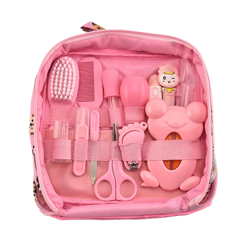 

Multifunction Baby Healthcare Kit Newborn Kid Care Kit Baby Grooming Set Kit Thermometer Clipper Scissor Kid Toiletries for Baby