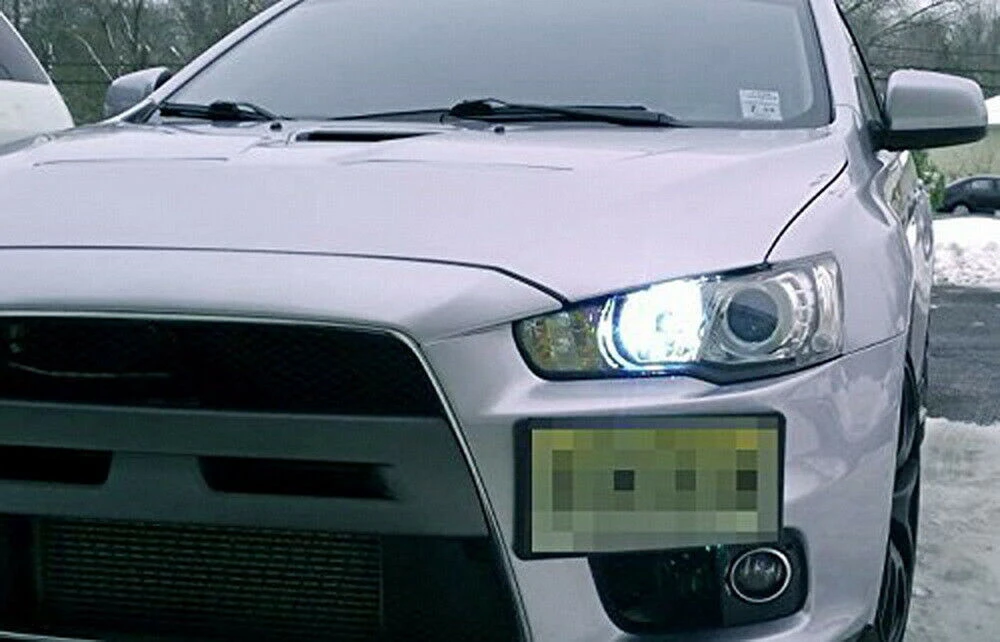 Canbus без ошибок Белый 1156 7506 S25 светодиодный лампы для 2008-up Mitsubishi Lancer или Evolution X дневные ходовые огни автостайлинг