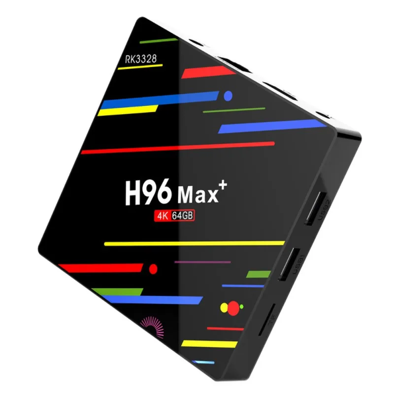 H96 MAX+ Smart HD ТВ приставка Android 9,0 ТВ приставка 4 Гб ОЗУ 32 ГБ/64 Гб ПЗУ Rockchip RK3328 4 к H.265 USB3.0 2,4 ГГц WiFi IP ТВ приставка - Цвет: 4G 64G