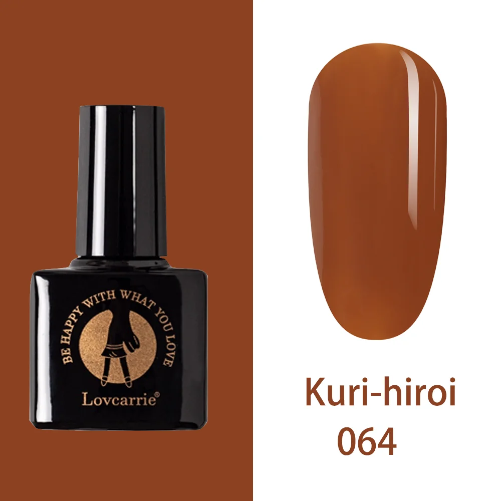 064 LOVCARRIE набор гель-лака Lucky color UV Vernis Полупостоянный праймер верхнее покрытие 6,5 мл Лак для маникюра гель лак для ногтей - Цвет: 064