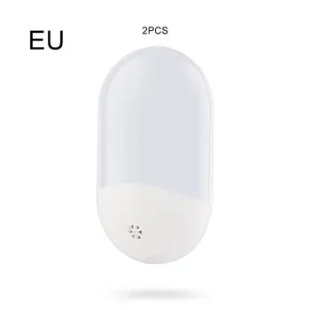 

night light smart home creative simple bedroom corridor intelligent plug-in light control night light 2pcs