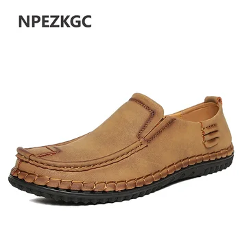 

Fashion Brand Men Shoes Men Genuine Leather Shoes Casual Men Shoes Male Leather Shoes Slip On Men Loafers