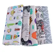 5 шт. 100x50 см хлопковая ткань для лоскутного шитья, текстильная ткань из фетра для рукоделия, хлопчатобумажная ткань для шитья, платья, рукоделие