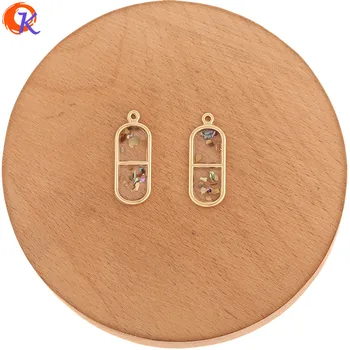 

Cordial Design 50Pcs 11*27MM Jewelry Accessories/Earrings Connectors/Shell Effect/Hand Made/Earring Findings/DIY Jewelry Making