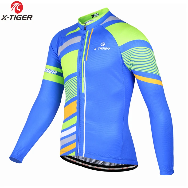 Winter Jersey X-TIGER зимний комплект одежды для велоспорта MTB велосипедный костюм Одежда Майо Ropa Ciclismo термо флис велосипед Джерси набор для мужчин - Цвет: Winter Jersey