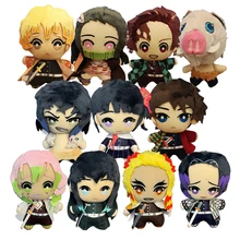 

15cm Plush Toys Japan Anime Demon Slayer Tomioka Giyu Kamado Tanjirou Kamado Nezuko Agatsuma Zenitsu Doll Peluche Women Gift