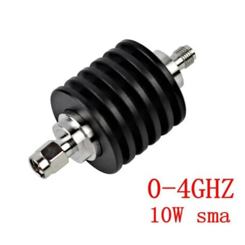 10 Вт 50ohm SMA коаксиальный Фиксированный аттенюатор 1-40dB DC0-4 ГГц