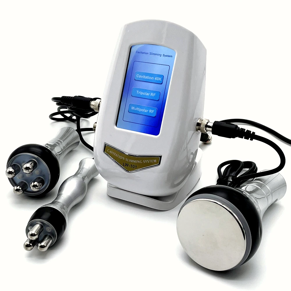 40K Cavitation Ultrasonic Weight Loss Beauty Machine Multi-polar RF Radio Frequen cy Anti-wrinkle Rejuvenation Skin Lift Tighten | Красота и