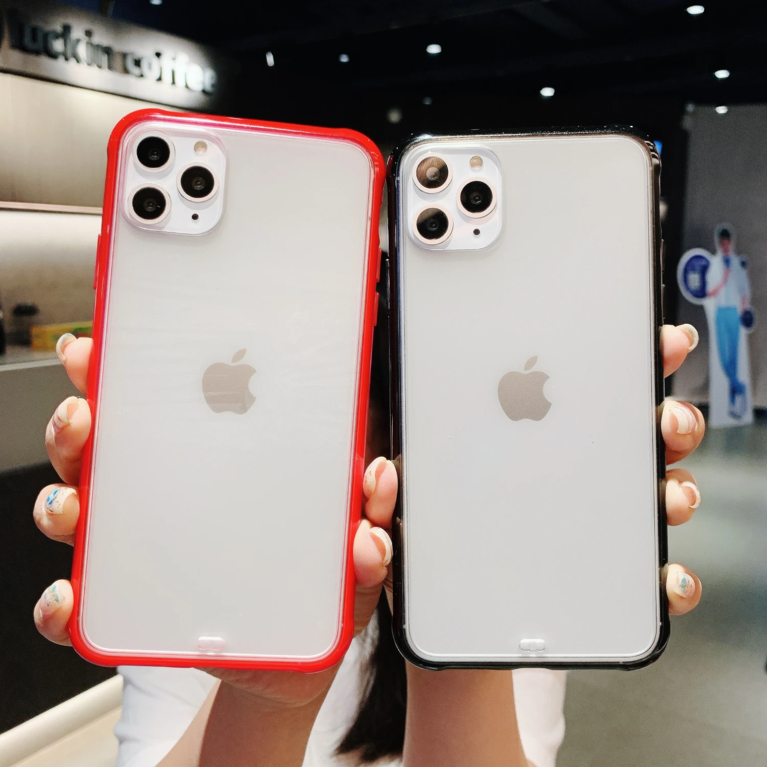 IMIDO простой и яркий чехол для IPhone 11pro Max/X Xrxs Max/7 8 p/6 6sp прозрачный силикагель