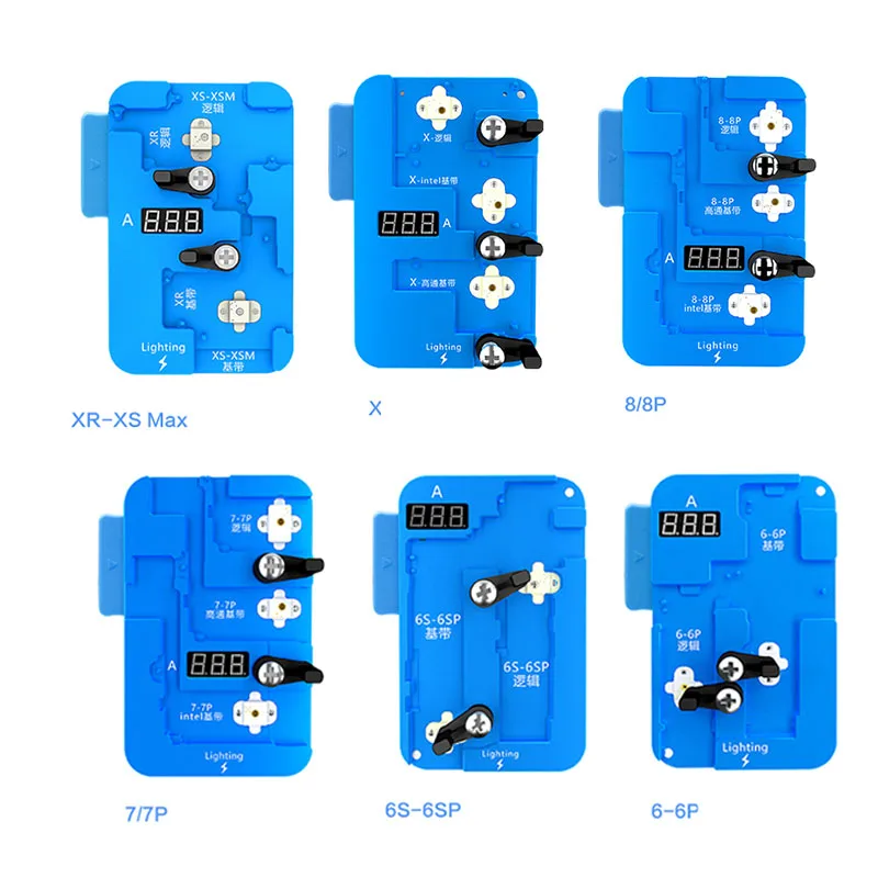 JC PRO1000S для iPhone 6/6 S/6 S plus/6SP/7/7 P/8/8 P/X/XS/XR/XS Max Baseband микросхема программист чипов материнских плат Чтение/ напишите ремонт - Цвет: Full Set