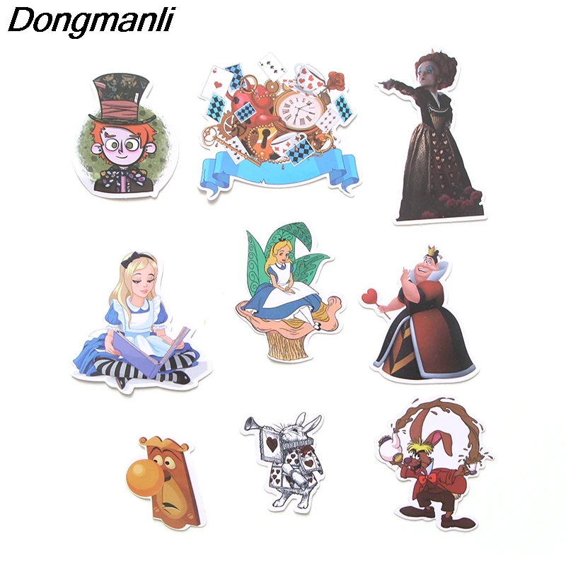 L3106 60pcs/set Cartoon DIY Sticker Waterproof For Laptop Phone Moto Skateboard Luggage Guitar Fitting Sticker Graffiti Decals