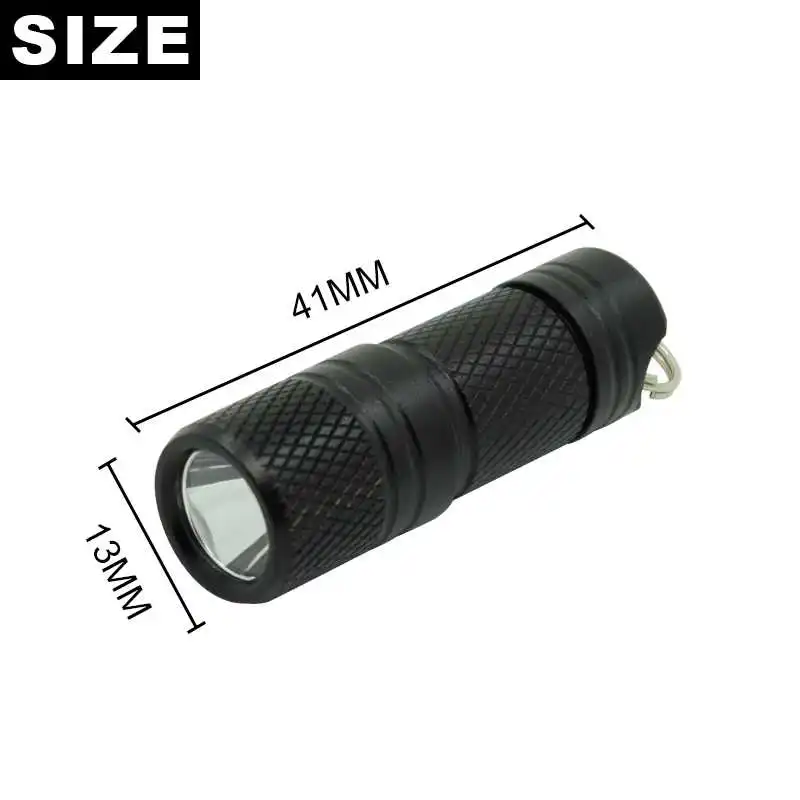 Карманный миниатюрный светодиодный светильник-вспышка USB перезаряжаемый портативный водонепроницаемый белый светильник фонарь-брелок супер маленький фонарь с батарейным отсеком