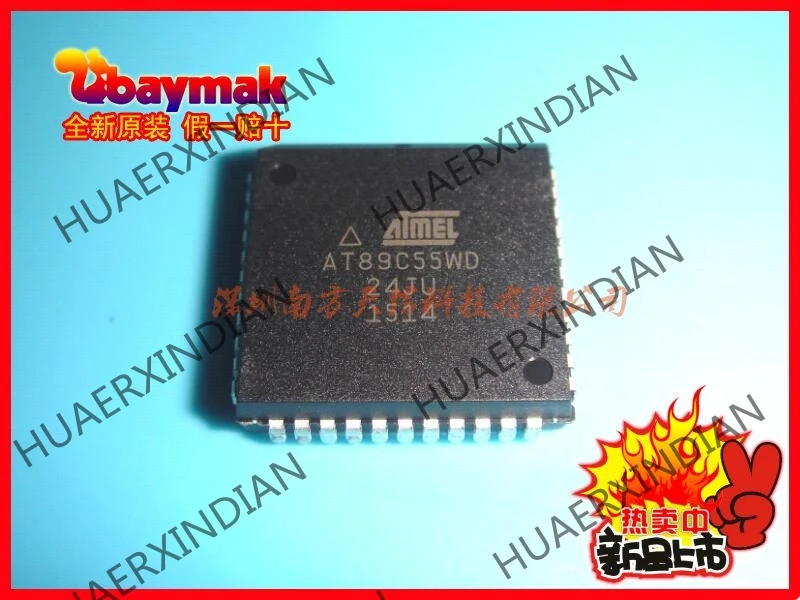 5 шт. и AT89C55WD-24JU AT89C55 PLCC44
