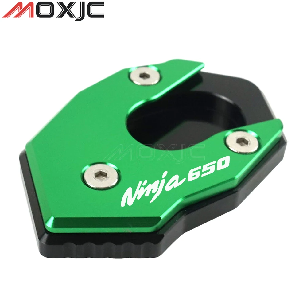 CNC ˷̴ ձ   ̵ ĵ е ÷Ʈ Kickstand Enlarger Support Extension For KAWASAKI Ninja650 2017-2021