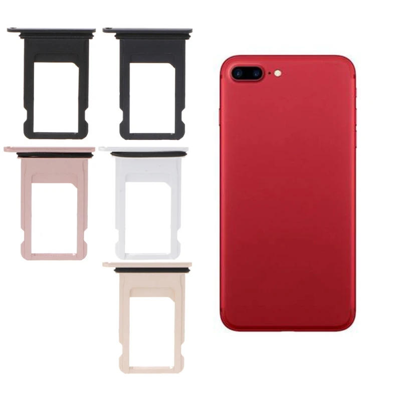 Замена держателя лотка для sim-карты с открытым штырьковым для Apple iPhone 7 Plus