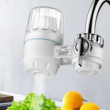 

Tap Water Purifier Faucet Water Filter Filtration for Home Kitchen Use Washable Ceramic Percolator Water Filter