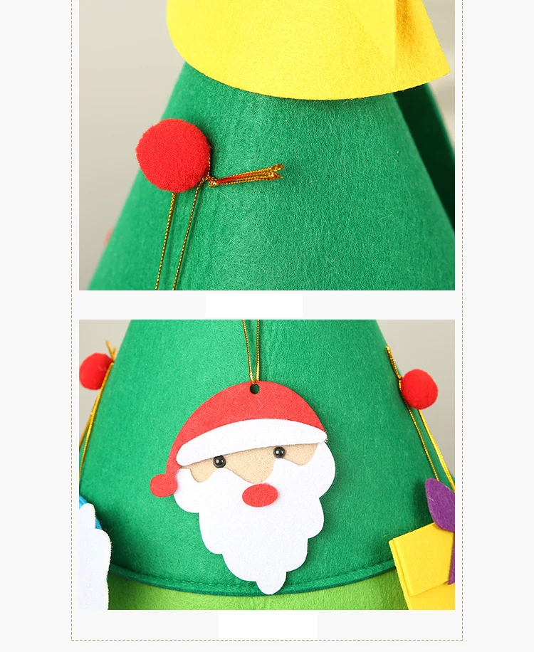 OHEART, 3D, сделай сам, рождественская елка, поддельная, Рождественская елка, для малышей, детские подарки, игрушка, искусственная, рождественская елка, украшения, украшение, год, Navidad