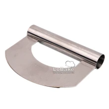 Нержавеющая сталь кривая форма тесто резак Овощной капусты резак травы Безопасный нож