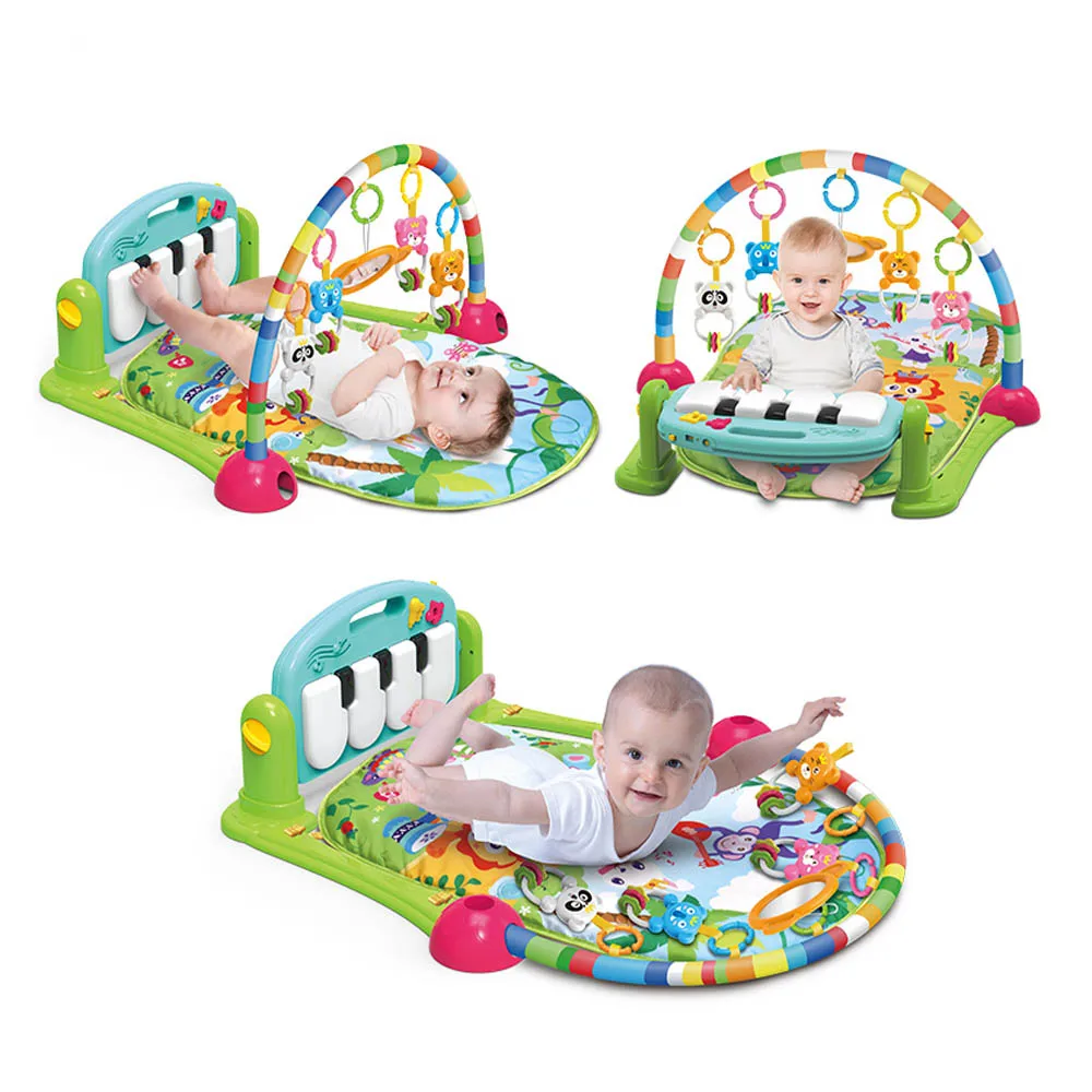 

Large Play Baby Mat Kids Infant Rug Educational Puzzle Carpet With Piano Keyboard Cute Animal Playmat Gym Crawling Toy