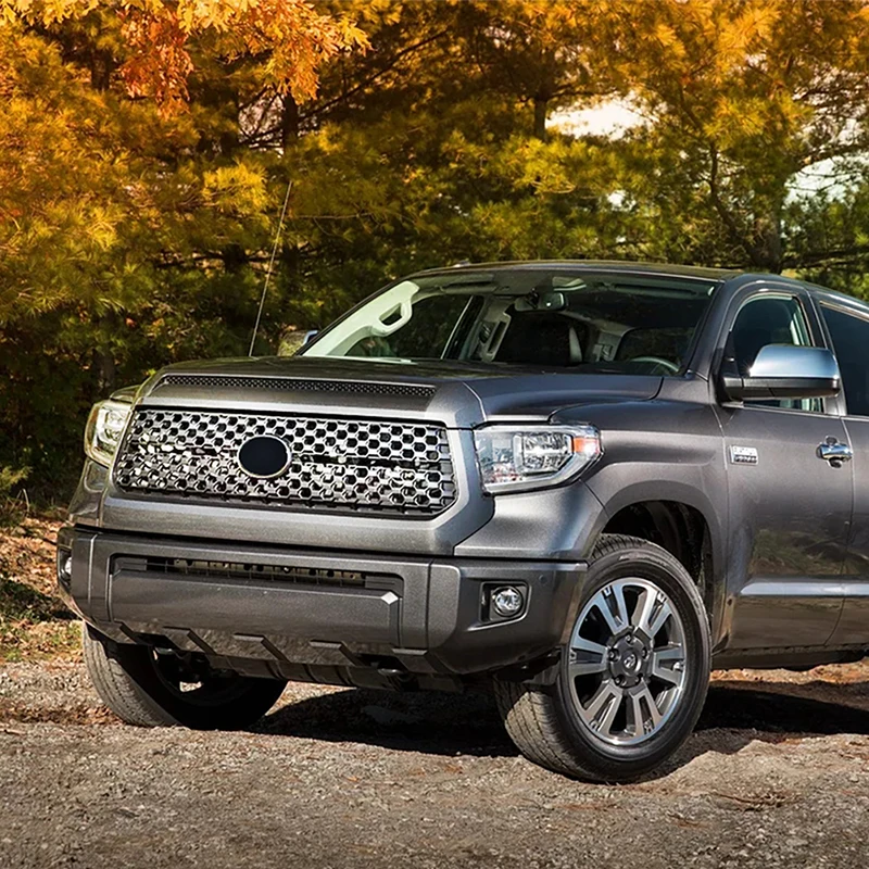 Передняя решетка Loyalty для- Toyota Tundra Platinum SR5 ABS окрашенный глянцевый серебристый передний бампер капот автомобиля аксессуары для укладки