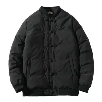 

Winter Men Jackets Chinese Style Mens Coat Army Green Jackets Fitness 2020 Winter Jacket Men's Clothes Thicken Streetwear