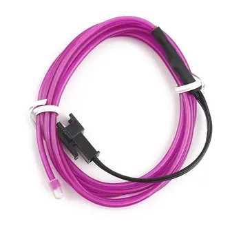 

Multifunctional 1M Colorful Flexible EL Wire Tube Rope Neon Light Glow Car Outdoor Party Nightclub Home Decoration Light