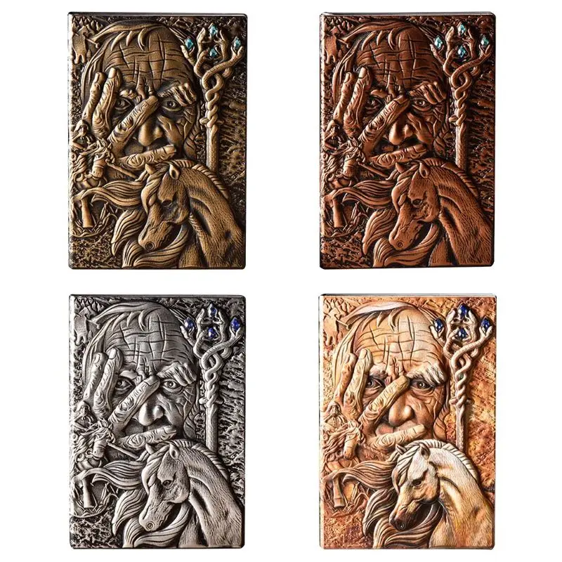 

Creative The Magic Embossed A5 Leather Notebook Journal Notepad Travel Diary Planner Book School Office Supplies