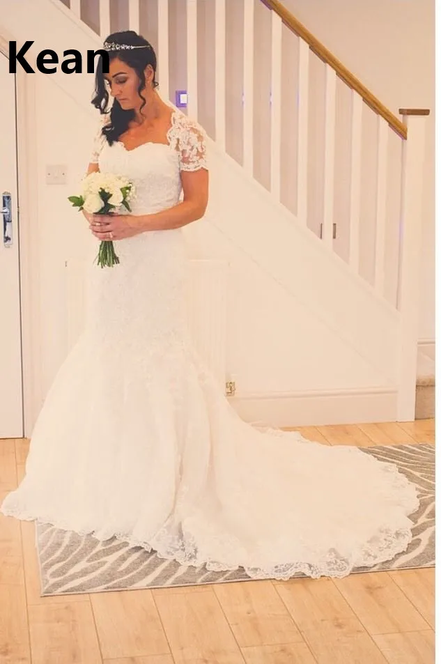Кружевное Свадебное платье русалки с открытой спиной и поясом Abiti Da Sposa, винтажное свадебное платье Noiva, Дубай, арабский халат De Mariee на заказ с курткой