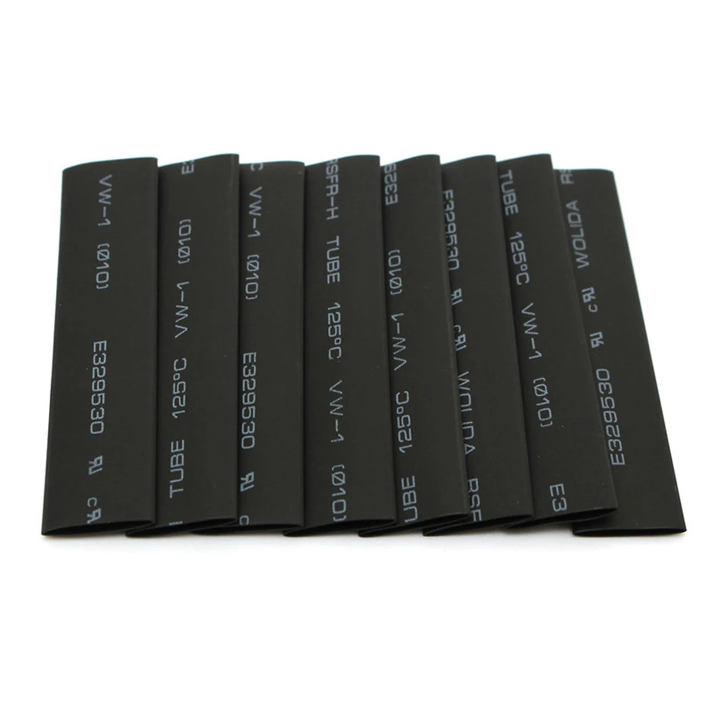Description Picture 4 of item127 Pieces Heat Shrink Tubing Wrapping Sleeves Plastic Electrical Wire Cable Wrap Protecting Heat-shrinkable Sheath Professional