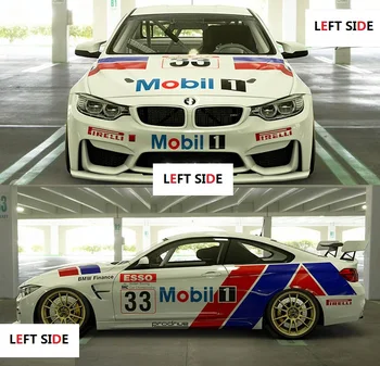 

LEFT SIDE Personality DIY Whole Body Sticker Styling Car Stickers Decorative Waterproof Accessories Vehicle Modified Car Sticker
