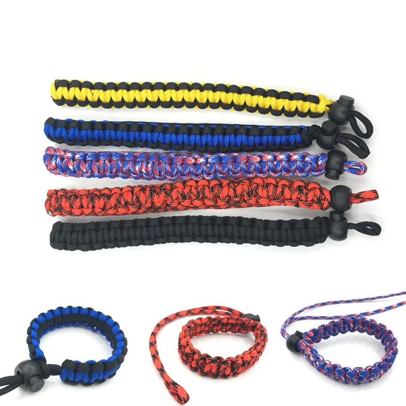 Новейший наручный ремешок для цифровой камеры Paracord плетеный браслет Nikon Canon Sony