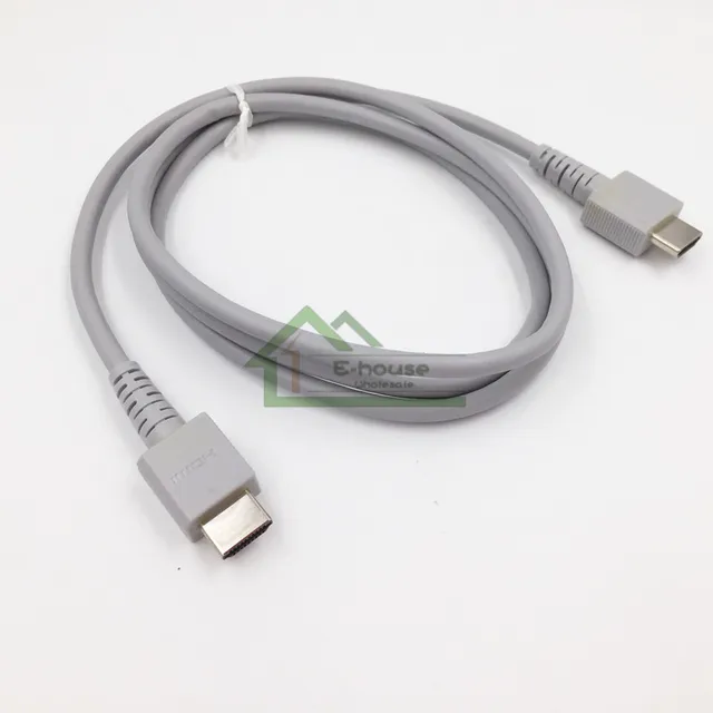 Autre accessoire gaming GENERIQUE Adaptateur HDMI full HD 1080 p pour  Nintendo Wii - Wii U - Blanc + câble HDMI 1 mètre - Straße Game ®