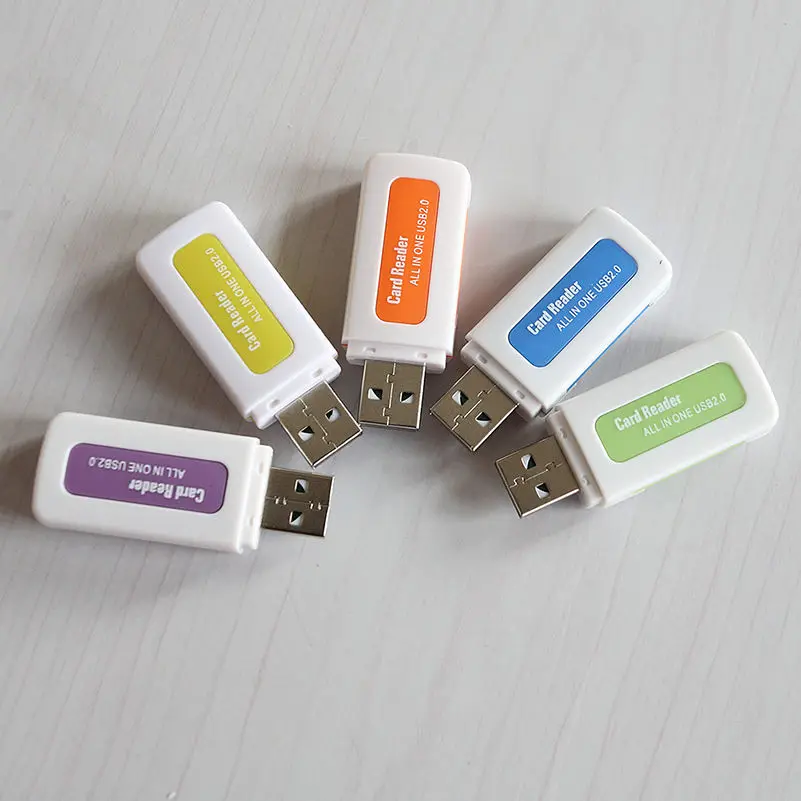 

2pcs Multi USB 2.0 4 in 1 Memory Card Reader for M2 HC DV TF Card