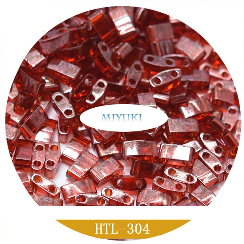 Diy Japan Miyuki Half Tila Glass Beads Transparent Series Diy Beaded