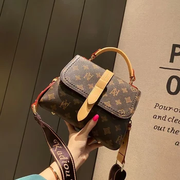 

Real Cowhide Leather Top-handle Handbags for Women One-Shoulder Crossbody Flap Bag Ladies Famous Louis Brand Purses Louisvuiton