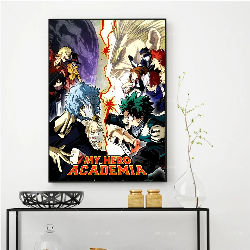 

Anime Poster My Hero Academia Deku Modern Decoration Home Canvas Painting Wall Art Print Modular Picture For Bedroom Living Room