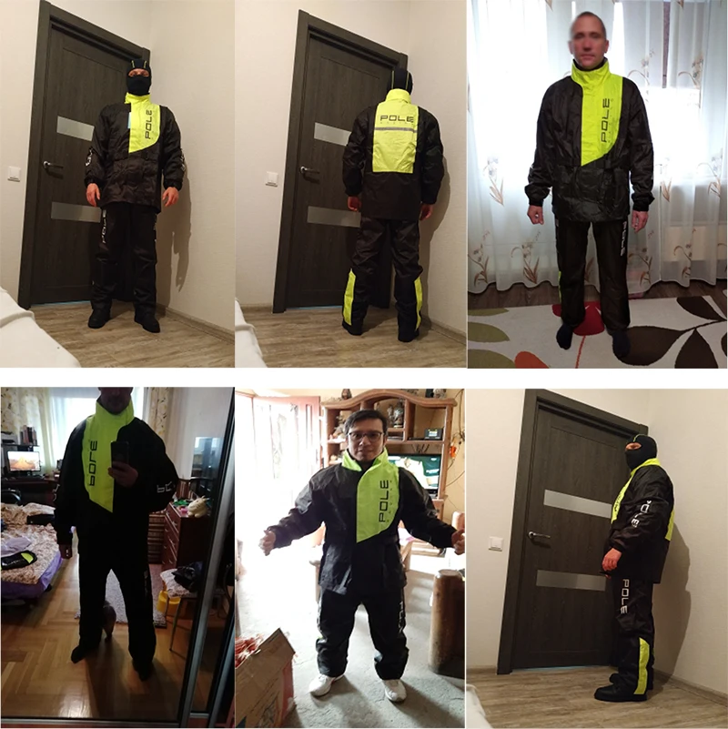 Motorcycle Rain Coat Jacket + Pants Outdoor Sports Fishing Waterproof Suits motorcycle jacket motorcycle clothing