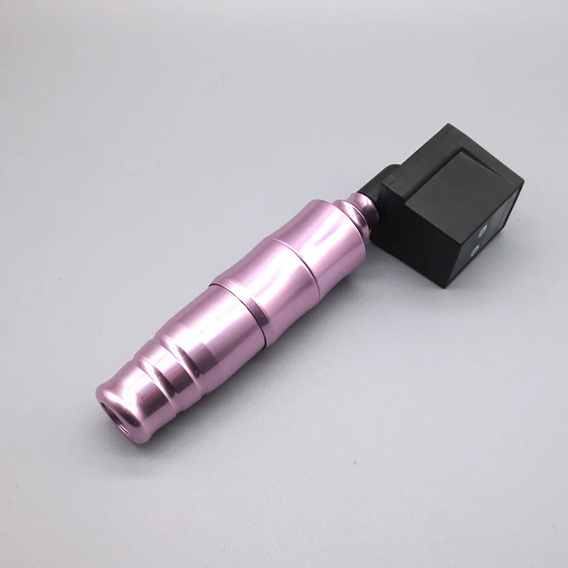 Pink Машинка для татуировки роторная ручка для татуировки с аккумулятором для татуировки комбинированный набор - Цвет: Pink