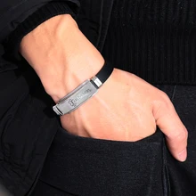 1 шт 16 стилей, из нержавеющей стали силиконовый Медицинский Id Браслеты браслеты Тип диабет эпилепсии Alzheimer'S аварийного ювелирные изделия