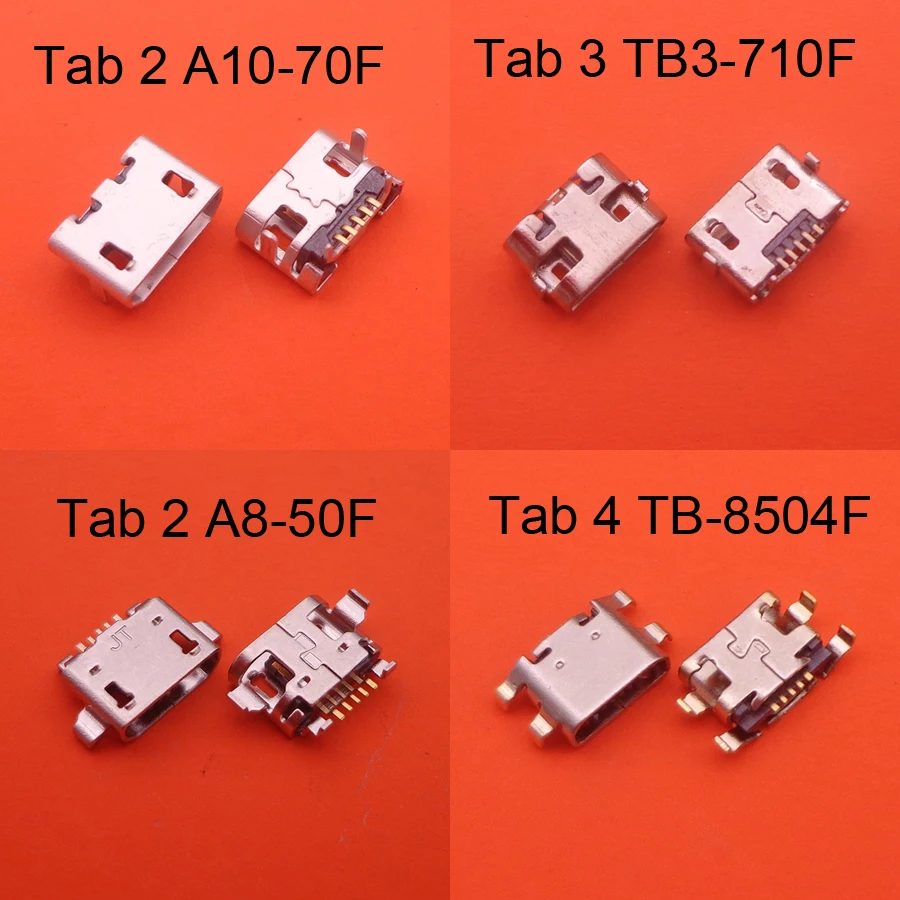 Мини-разъем для зарядки Micro USB Для Lenovo Tab 2 A10-70F ZA00 / TAB 4 8 &quotTB-8504F TB-8504X 10 шт. | Мобильные
