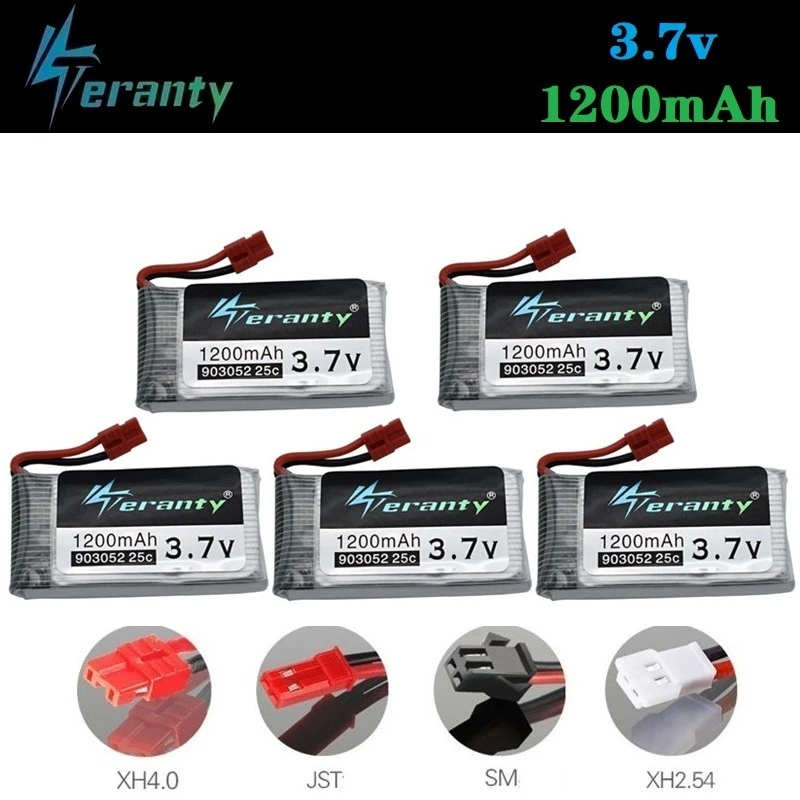 Аккумуляторная батарея 3 7 в 1200 мА/ч для SYMA X5 X5S X5C X5SC X5SH X5SW RC дрона квадрокоптера 903052