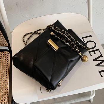 

Elegant Female Flip Crossbody bag 2020 Fashion New High quality PU Leather Women's Designer Handbag Chain Shoulder Messenger Bag