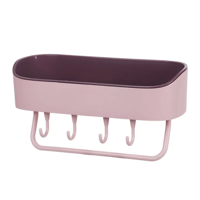 HOT Bathroom Shelf Storage Rack Organizer Shower Gel Shampoo Holder Home Decor Drain Rack TI99